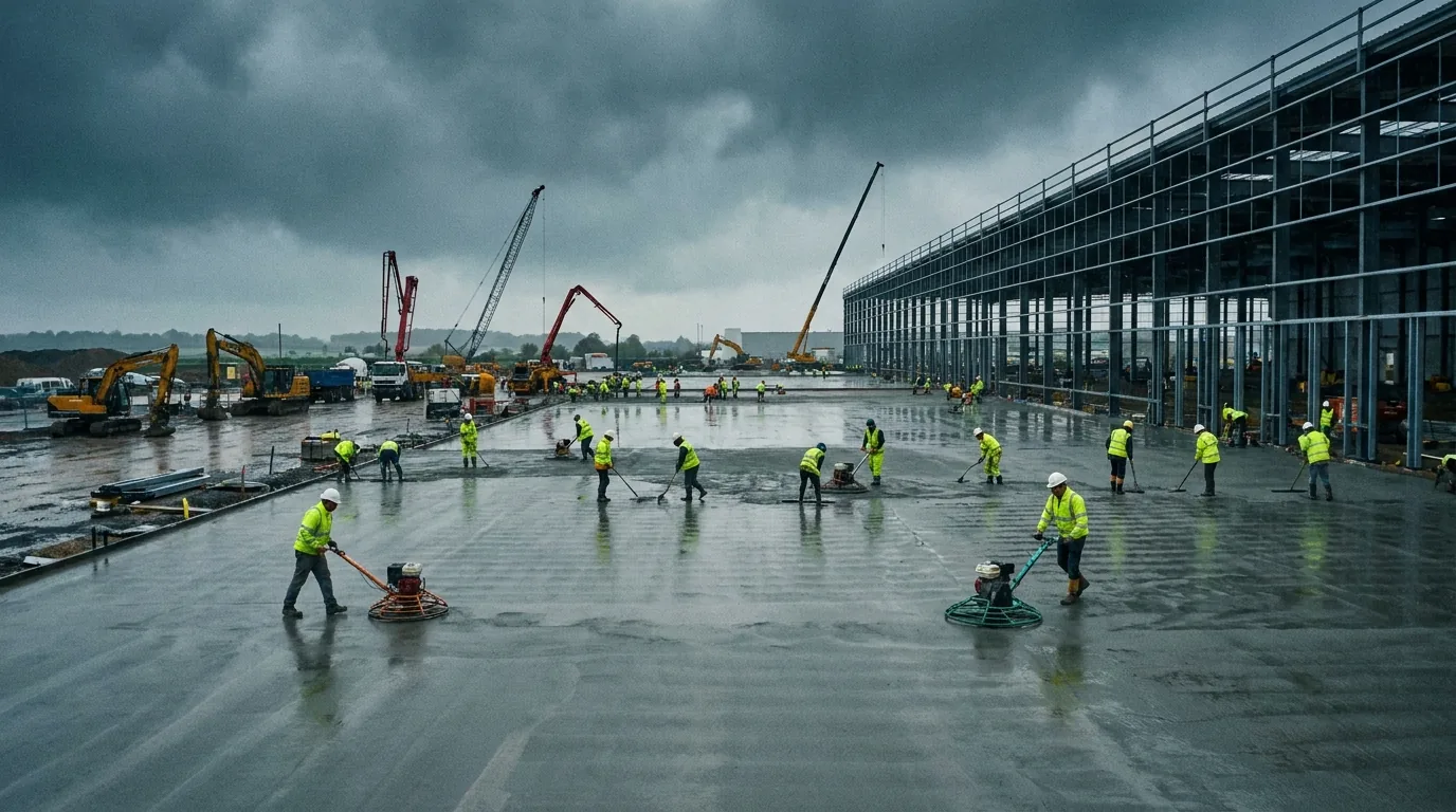 Commercial concrete construction