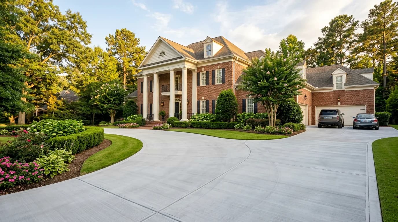 Large concrete construction project in West Alabama